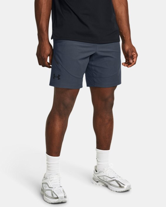 Men's UA Unstoppable Shorts, Gray, pdpMainDesktop image number 0